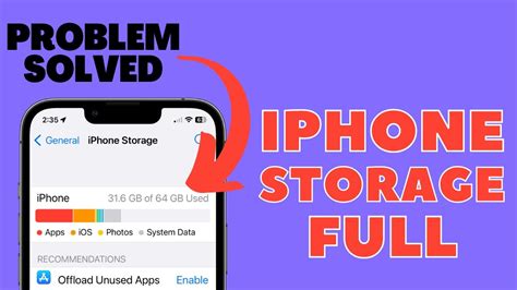 iphone storage full problem